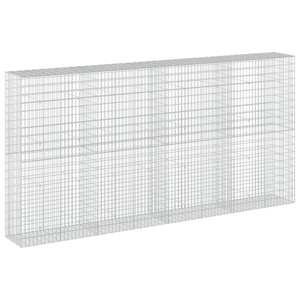 vidaXL Gabión s drôtom 5 mm a sieťou 5x10 cm 400x50x200 cm – Obrázok 2