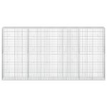 vidaXL Gabión s drôtom 5 mm a sieťou 5x10 cm 400x50x200 cm – Obrázok 3
