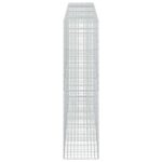 vidaXL Gabión s drôtom 5 mm a sieťou 5x10 cm 400x50x200 cm – Obrázok 4