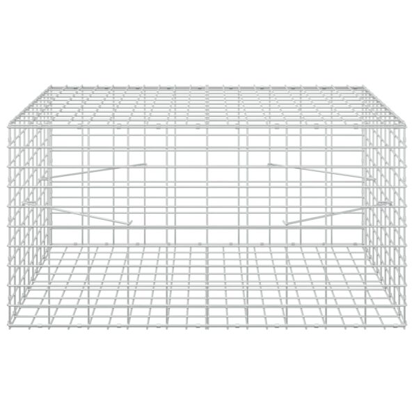 vidaXL Gabión s drôtom 5 mm a sieťou 5x10 cm 100x100x50 cm – Obrázok 3