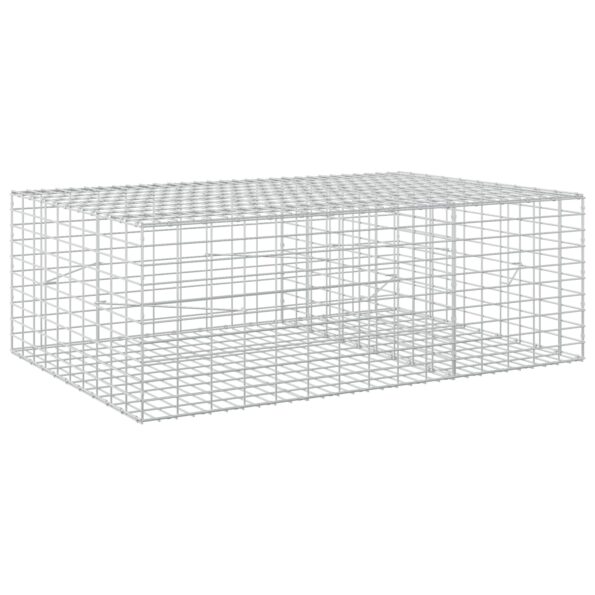 vidaXL Gabión s drôtom 5 mm a sieťou 5x10 cm 150x100x50 cm – Obrázok 2