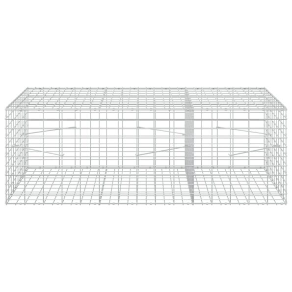 vidaXL Gabión s drôtom 5 mm a sieťou 5x10 cm 150x100x50 cm – Obrázok 3