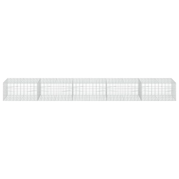 vidaXL Gabión s drôtom 5 mm a sieťou 5x10 cm 500x100x50 cm – Obrázok 3