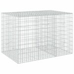 vidaXL Gabión s drôtom 5 mm a sieťou 5x10 cm 150x100x100 cm – Obrázok 2