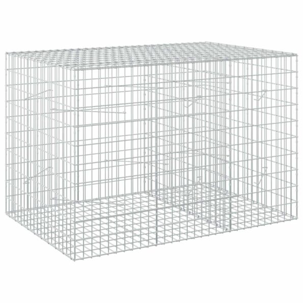 vidaXL Gabión s drôtom 5 mm a sieťou 5x10 cm 150x100x100 cm – Obrázok 2
