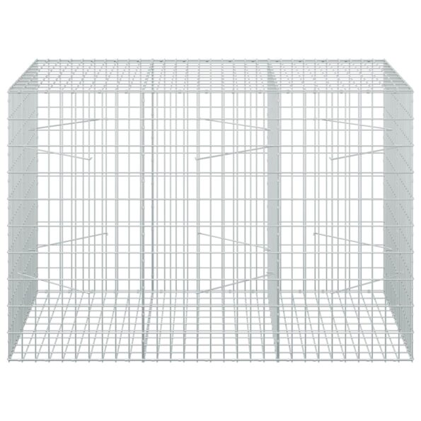 vidaXL Gabión s drôtom 5 mm a sieťou 5x10 cm 150x100x100 cm – Obrázok 3