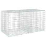 vidaXL Gabión s drôtom 5 mm a sieťou 5x10 cm 200x100x100 cm – Obrázok 2