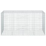 vidaXL Gabión s drôtom 5 mm a sieťou 5x10 cm 200x100x100 cm – Obrázok 3