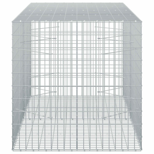 vidaXL Gabión s drôtom 5 mm a sieťou 5x10 cm 200x100x100 cm – Obrázok 4
