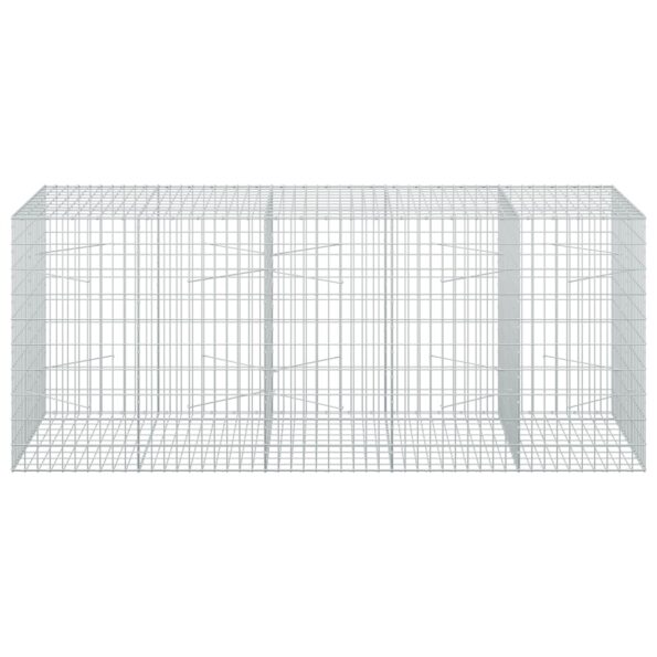 vidaXL Gabión s drôtom 5 mm a sieťou 5x10 cm 250x100x100 cm – Obrázok 3