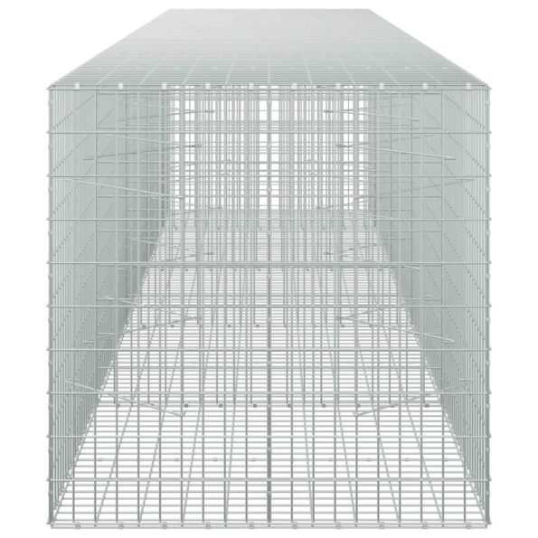 vidaXL Gabión s drôtom 5 mm a sieťou 5x10 cm 450x100x100 cm – Obrázok 4