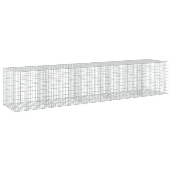 vidaXL Gabión s drôtom 5 mm a sieťou 5x10 cm 500x100x100 cm – Obrázok 2