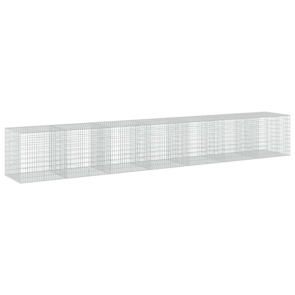 vidaXL Gabión s drôtom 5 mm a sieťou 5x10 cm 700x100x100 cm – Obrázok 2