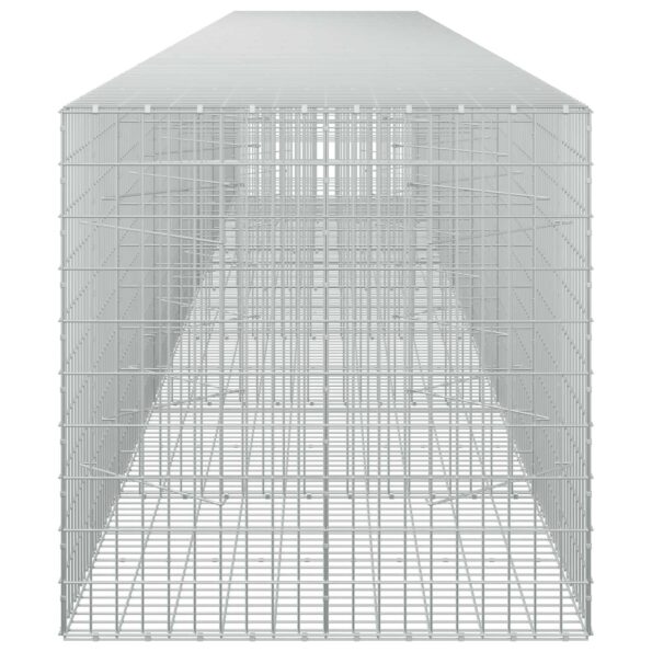 vidaXL Gabión s drôtom 5 mm a sieťou 5x10 cm 700x100x100 cm – Obrázok 4