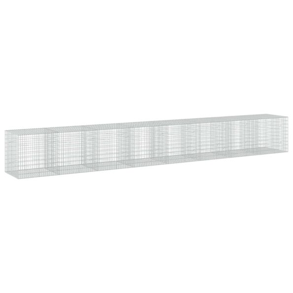 vidaXL Gabión s drôtom 5 mm a sieťou 5x10 cm 800x100x100 cm – Obrázok 2