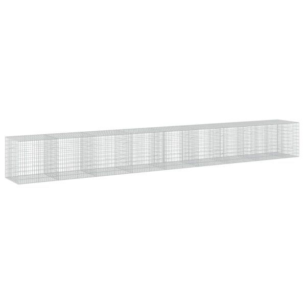 vidaXL Gabión s drôtom 5 mm a sieťou 5x10 cm 850x100x100 cm – Obrázok 2
