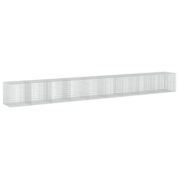 vidaXL Gabión s drôtom 5 mm a sieťou 5x10 cm 950x100x100 cm – Obrázok 2