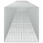 vidaXL Gabión s drôtom 5 mm a sieťou 5x10 cm 950x100x100 cm – Obrázok 4
