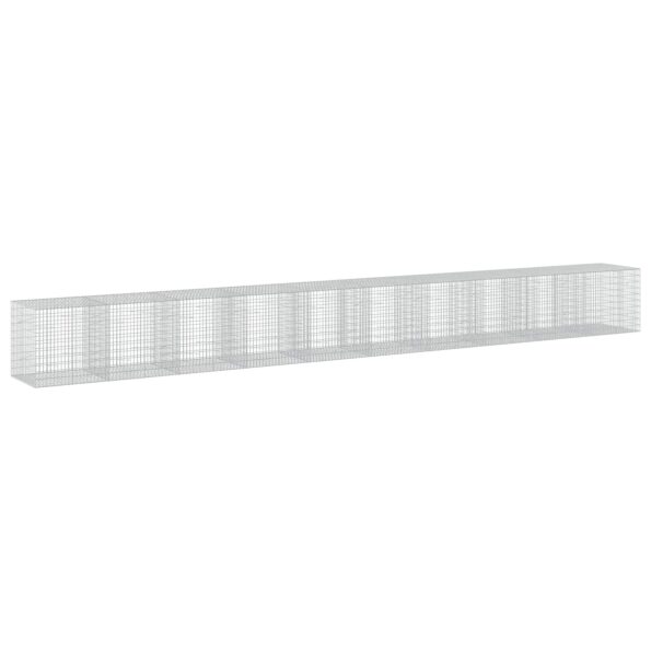 vidaXL Gabión s drôtom 5 mm a sieťou 5x10 cm 1000x100x100 cm – Obrázok 2