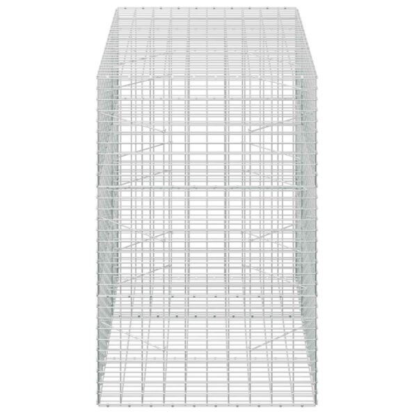 vidaXL Gabión s drôtom 5 mm a sieťou 5x10 cm 150x100x150 cm – Obrázok 4