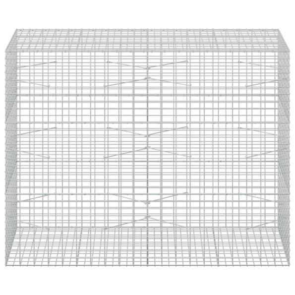 vidaXL Gabión s drôtom 5 mm a sieťou 5x10 cm 200x100x150 cm – Obrázok 3