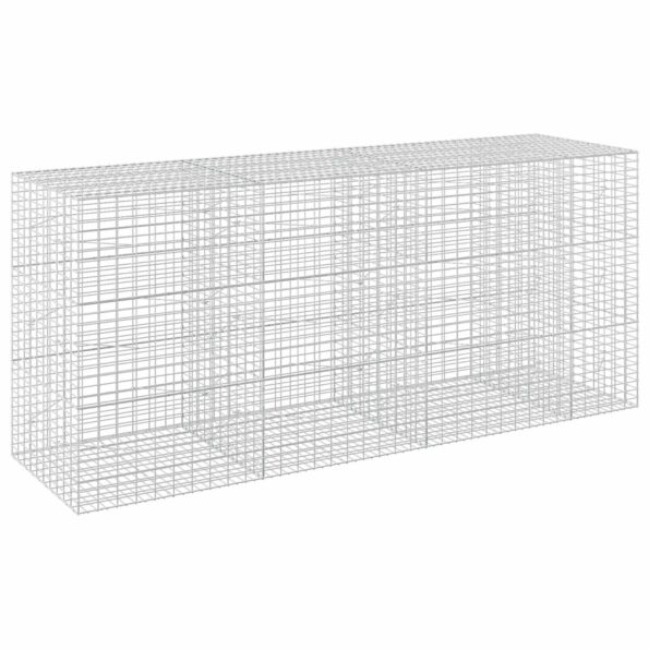vidaXL Gabión s drôtom 5 mm a sieťou 5x10 cm 350x100x150 cm – Obrázok 2