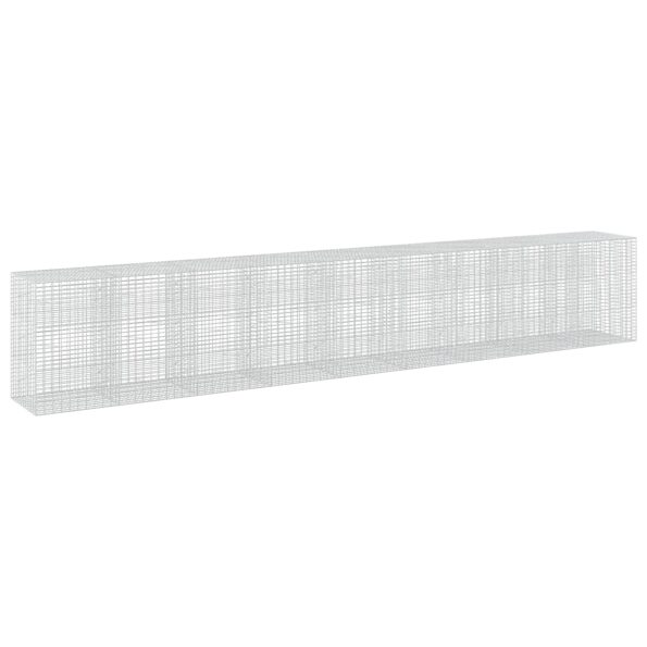vidaXL Gabión s drôtom 5 mm a sieťou 5x10 cm 900x100x150 cm – Obrázok 2