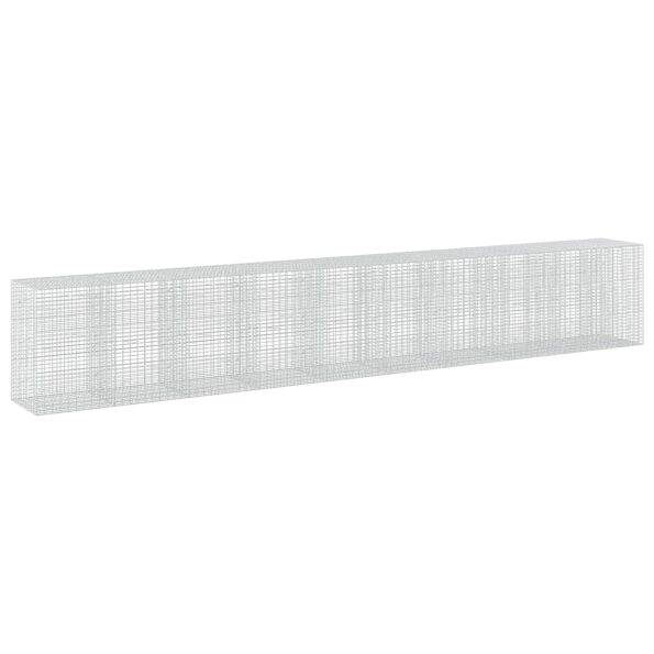 vidaXL Gabión s drôtom 5 mm a sieťou 5x10 cm 950x100x150 cm – Obrázok 2