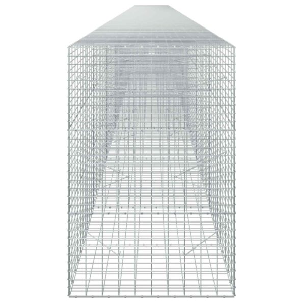 vidaXL Gabión s drôtom 5 mm a sieťou 5x10 cm 950x100x150 cm – Obrázok 4