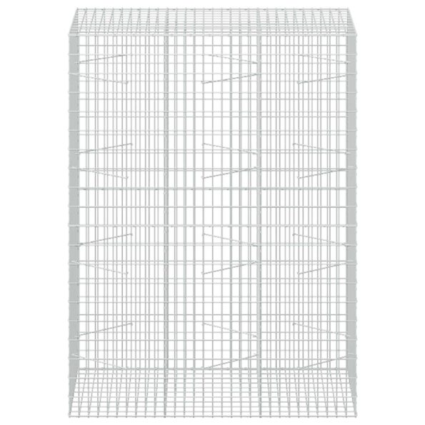 vidaXL Gabión s drôtom 5 mm a sieťou 5x10 cm 150x100x200 cm – Obrázok 3
