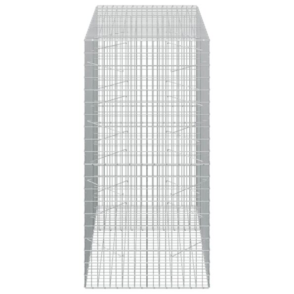 vidaXL Gabión s drôtom 5 mm a sieťou 5x10 cm 150x100x200 cm – Obrázok 4
