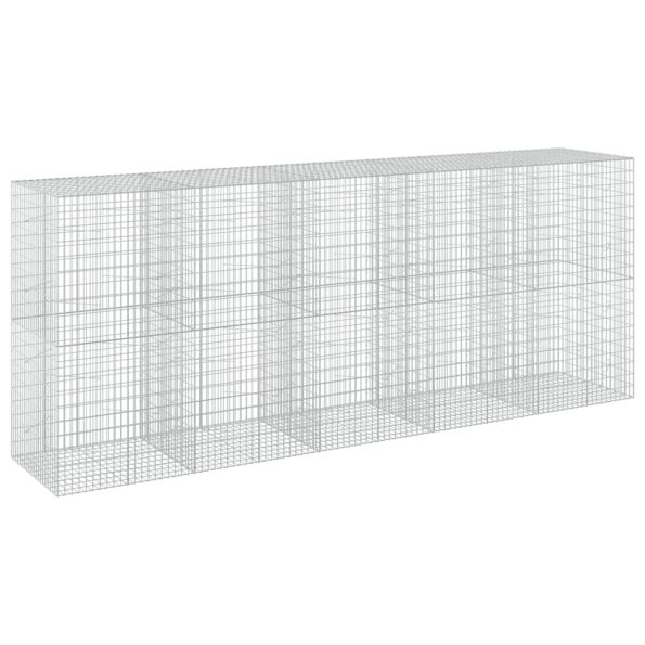 vidaXL Gabión s drôtom 5 mm a sieťou 5x10 cm 500x100x200 cm – Obrázok 2