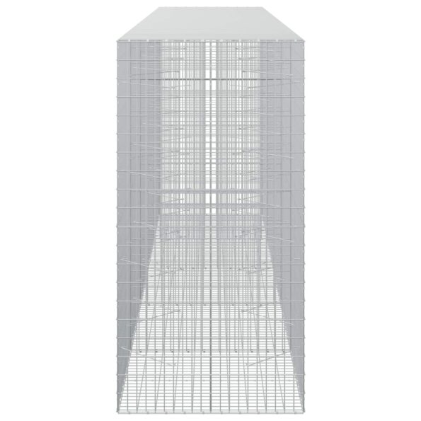vidaXL Gabión s drôtom 5 mm a sieťou 5x10 cm 500x100x200 cm – Obrázok 4