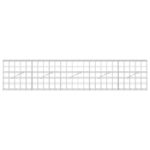 vidaXL Gabión s drôtom 5 mm a sieťou 10x10 cm 250x10x50 cm – Obrázok 3