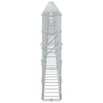 vidaXL Gabión s drôtom 5 mm a sieťou 10x10 cm 700x10x50 cm – Obrázok 4