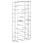 vidaXL Gabión s drôtom 5 mm a sieťou 10x10 cm 50x10x100 cm – Obrázok 2