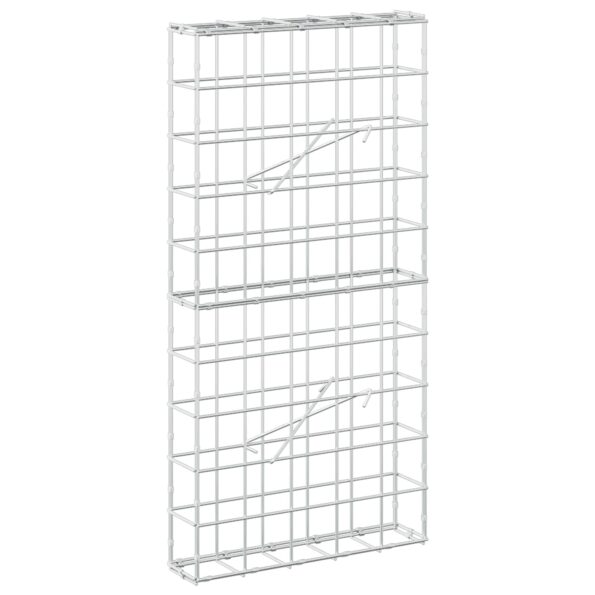 vidaXL Gabión s drôtom 5 mm a sieťou 10x10 cm 50x10x100 cm – Obrázok 2