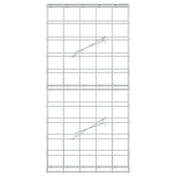 vidaXL Gabión s drôtom 5 mm a sieťou 10x10 cm 50x10x100 cm – Obrázok 3