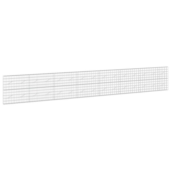 vidaXL Gabión s drôtom 5 mm a sieťou 10x10 cm 750x10x100 cm – Obrázok 2