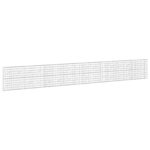 vidaXL Gabión s drôtom 5 mm a sieťou 10x10 cm 800x10x100 cm – Obrázok 2