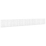 vidaXL Gabión s drôtom 5 mm a sieťou 10x10 cm 850x10x100 cm – Obrázok 2