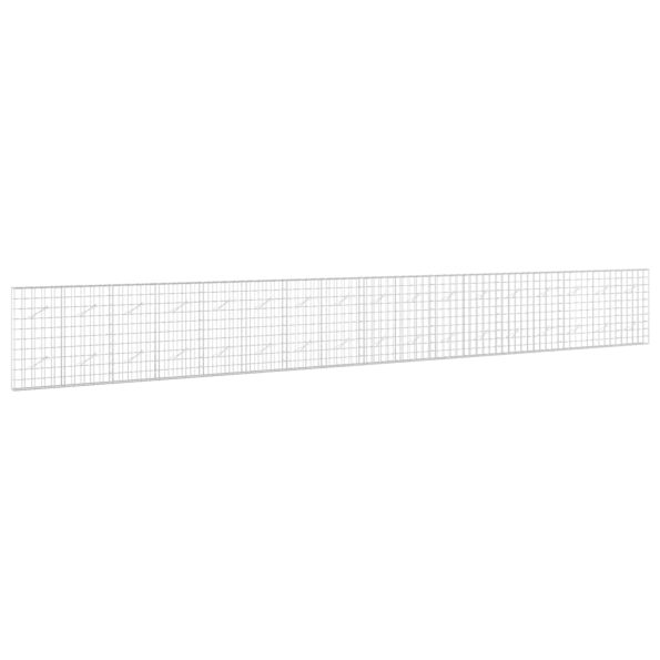 vidaXL Gabión s drôtom 5 mm a sieťou 10x10 cm 850x10x100 cm – Obrázok 2