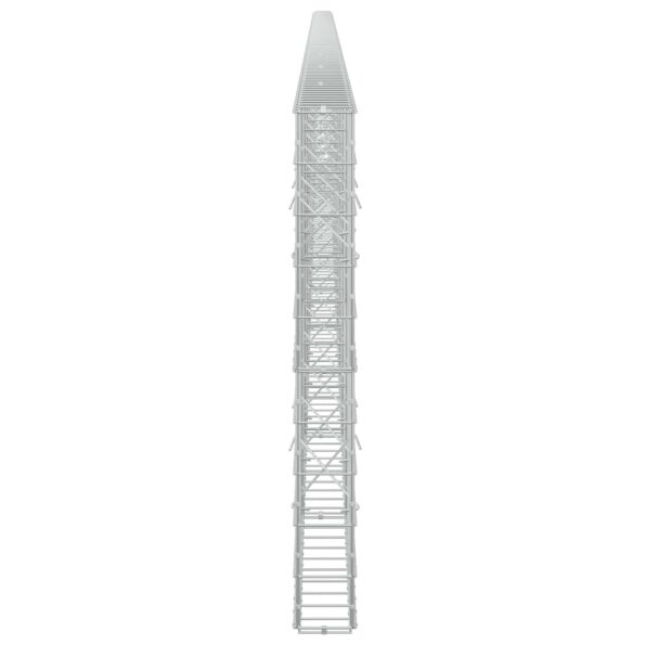 vidaXL Gabión s drôtom 5 mm a sieťou 10x10 cm 1150x10x100 cm – Obrázok 4
