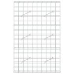vidaXL Gabión s drôtom 5 mm a sieťou 10x10 cm 100x10x150 cm – Obrázok 3