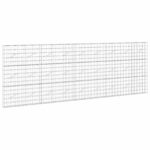 vidaXL Gabión s drôtom 5 mm a sieťou 10x10 cm 450x10x150 cm – Obrázok 2