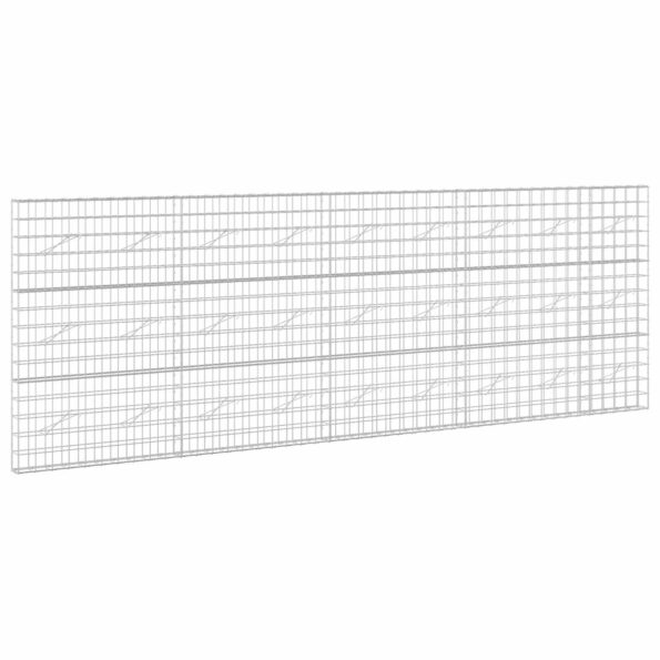 vidaXL Gabión s drôtom 5 mm a sieťou 10x10 cm 450x10x150 cm – Obrázok 2
