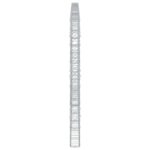 vidaXL Gabión s drôtom 5 mm a sieťou 10x10 cm 450x10x150 cm – Obrázok 4