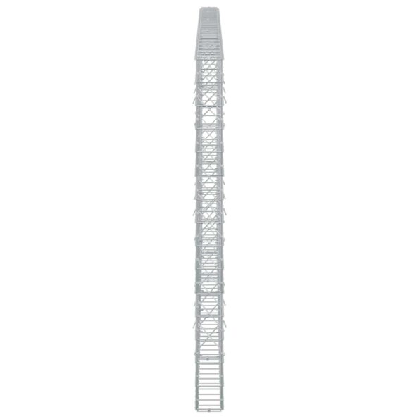 vidaXL Gabión s drôtom 5 mm a sieťou 10x10 cm 450x10x150 cm – Obrázok 4