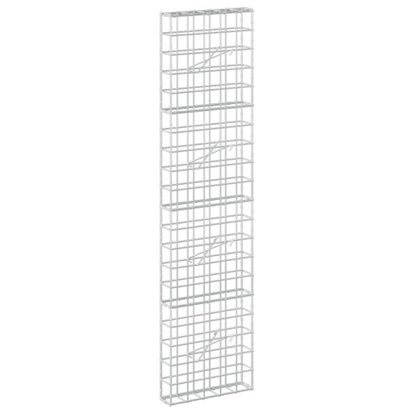 vidaXL Gabión s drôtom 5 mm a sieťou 10x10 cm 50x10x200 cm – Obrázok 2