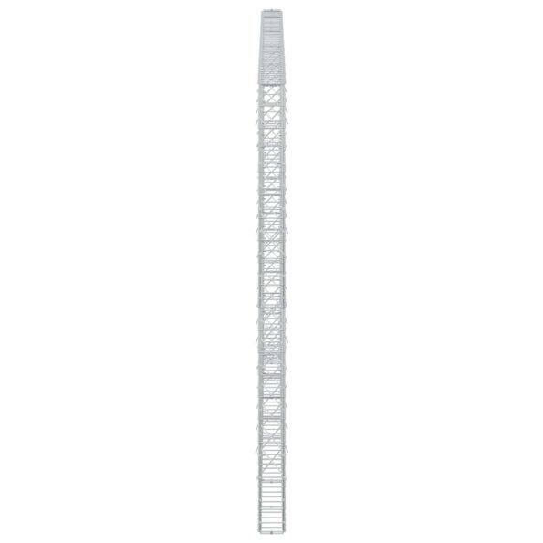vidaXL Gabión s drôtom 5 mm a sieťou 10x10 cm 450x10x200 cm – Obrázok 4